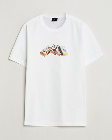 PS Paul Smith Matchboxes Printed T-Shirt White – Blanc