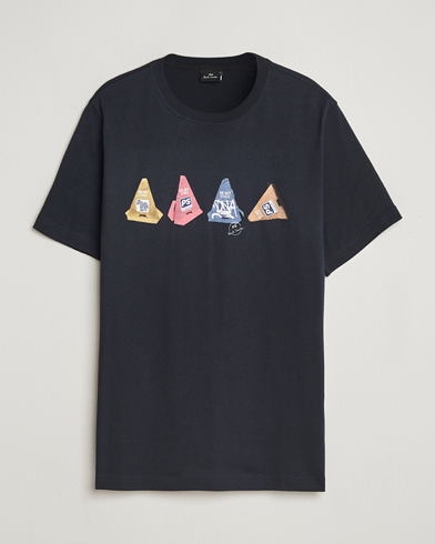 PS Paul Smith Cones Printed T-Shirt Navy – Bleu