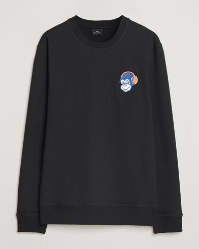 PS Paul Smith Monkey Headphone Printed Sweatshirt Black – Noir