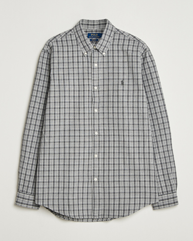 Polo Ralph Lauren Custom Fit Checked Shirt Grey Heather Multi – Gris