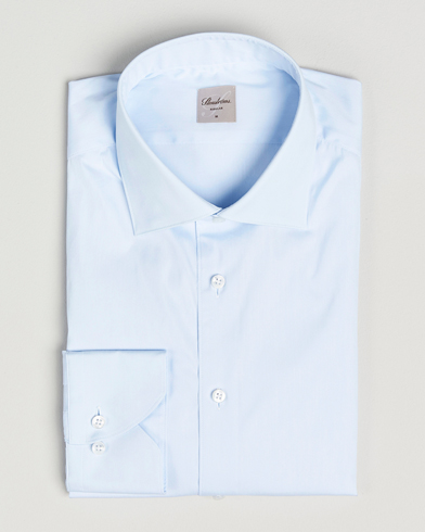 Stenströms Regular Fit Cotton Stretch Shirt Light Blue – Bleu