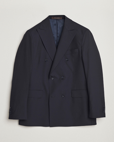 Oscar Jacobson Farris Wool Blazer Navy – Bleu