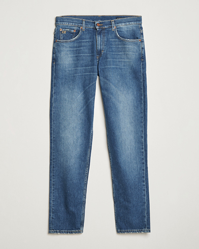 Oscar Jacobson Johan Cotton Stretch Jeans Vintage Wash – Bleu
