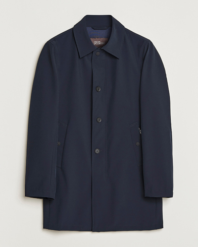 Oscar Jacobson Johnson Coat Navy – Bleu