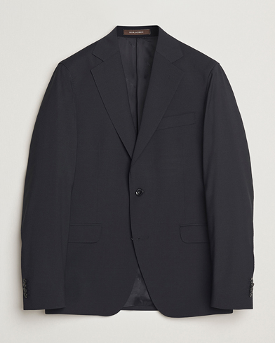 Oscar Jacobson Ego Wool Blend Blazer Black – Noir