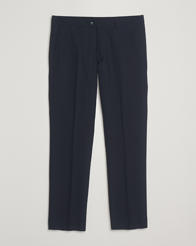 Oscar Jacobson Dandy Wool Trousers Navy – Bleu