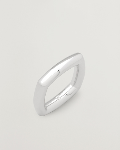 Tom Wood Frame Ring Slim Silver – Argent