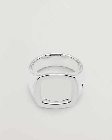 Tom Wood Cushion Open Ring Silver – Argent