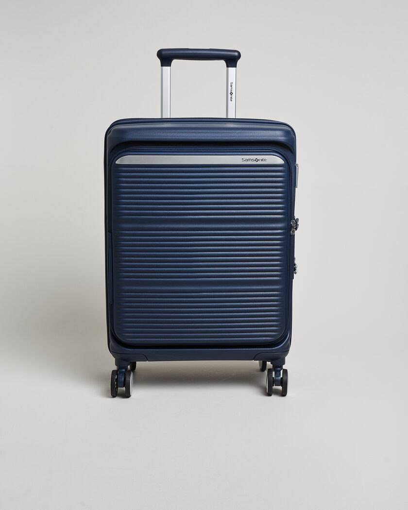 Samsonite Paralux 55cm Front Acess Carry-On Midnight – Bleu