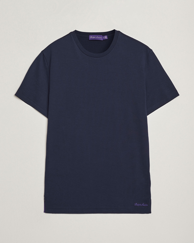 Ralph Lauren Purple Label Luxury Cotton T-Shirt Chairman Navy – Bleu