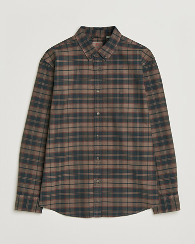 Levi's Cotton Checked Shirt Chocolate – Marron