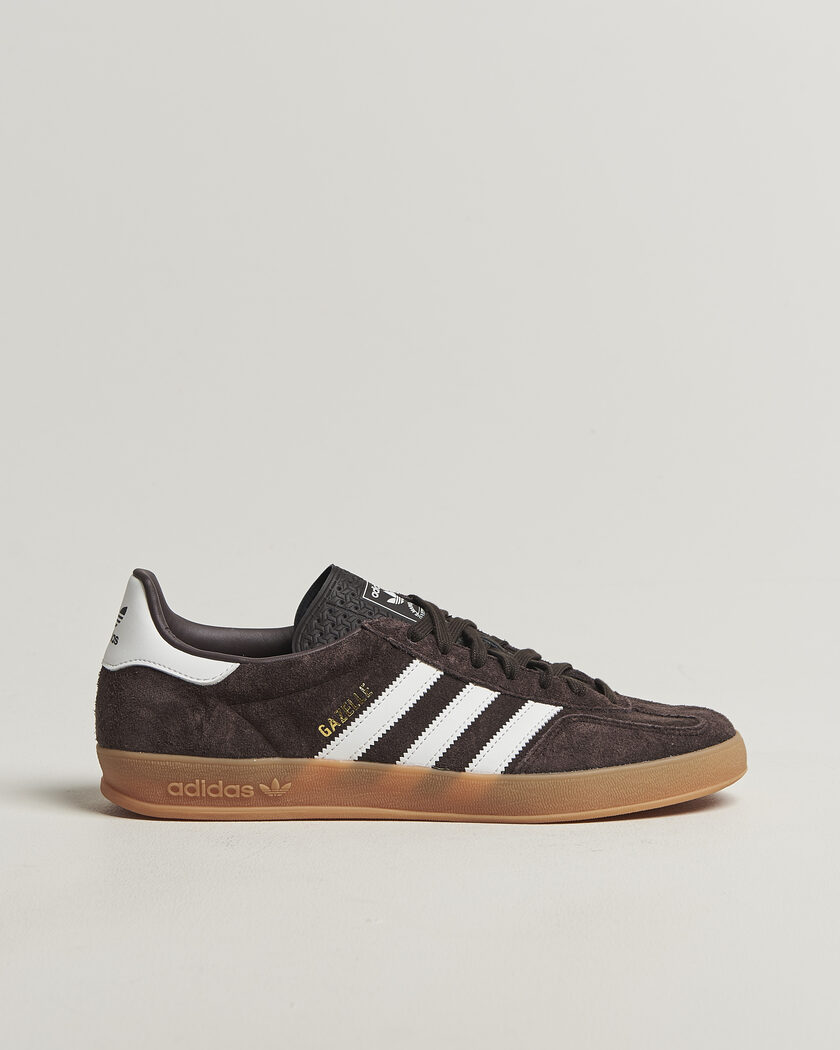 adidas Originals Gazelle Indoor Sneaker Brown/White – Marron
