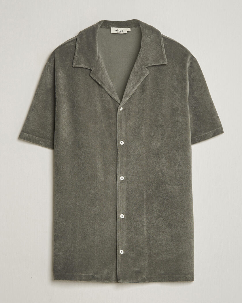  Altea Terry Bowling Shirt Olive – Vert