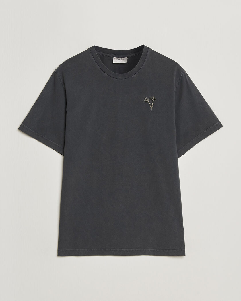 Forét Bouquet T-Shirt Washed Black – Gris