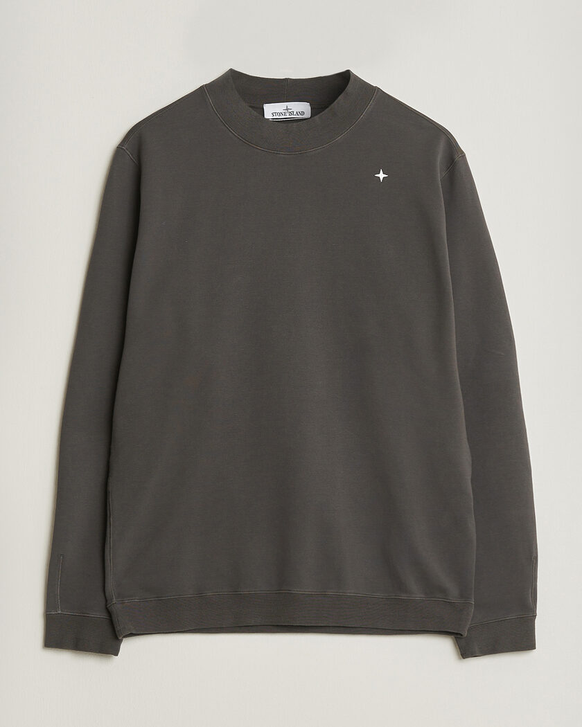 Stone Island Stellina Cotton Sweatshirt Charcoal – Gris