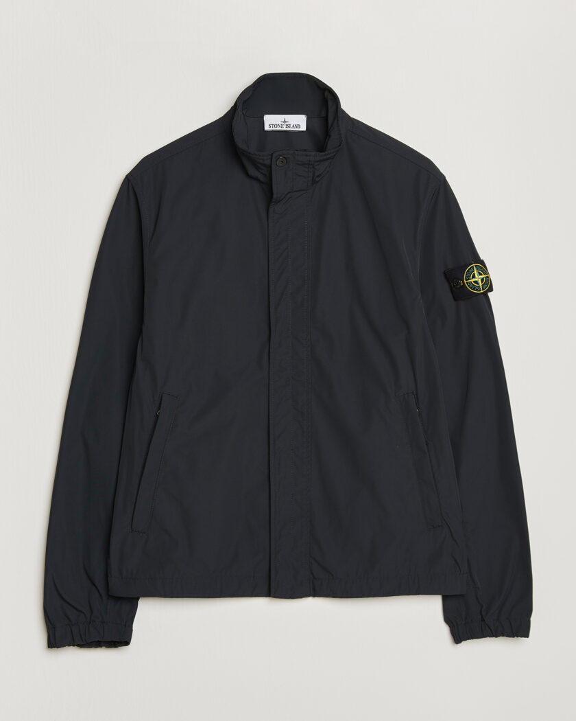 Stone Island Micro Twill Stand Collar Jacket Black – Noir
