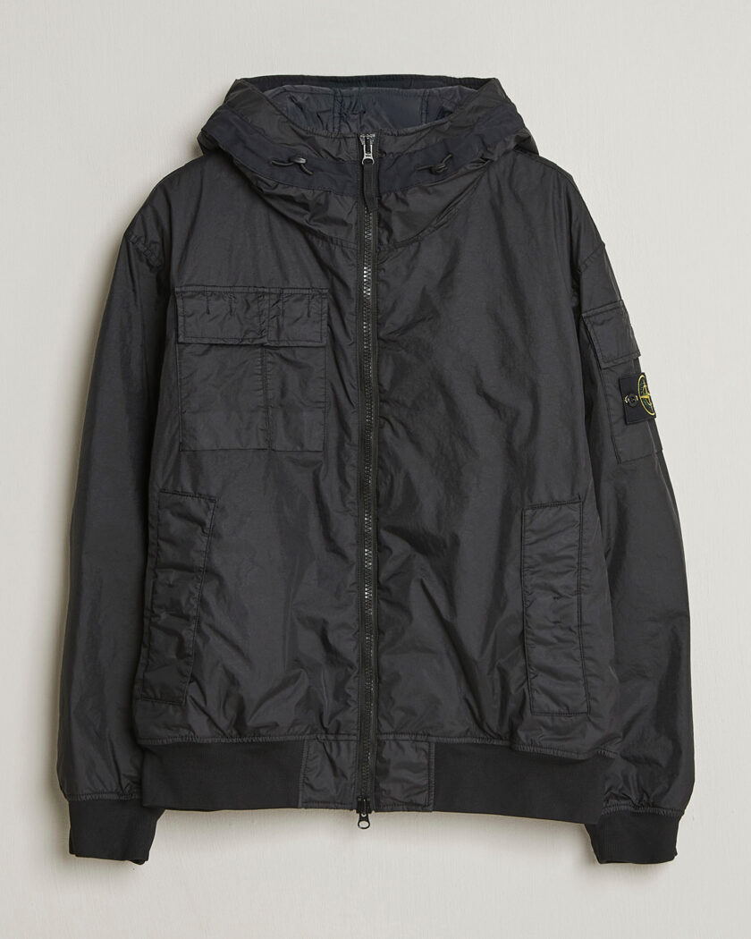 Stone Island Membrana 3L Hood Jacket Black – Noir