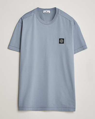 Stone Island Garment Dyed Cotton Jersey T-Shirt Dark Blue – Bleu