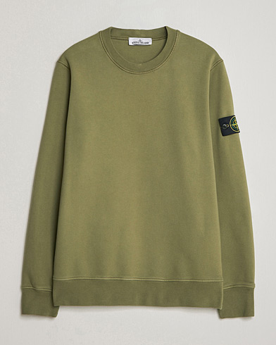 Stone Island Garment Dyed Fleece Sweatshirt Military Green – Vert