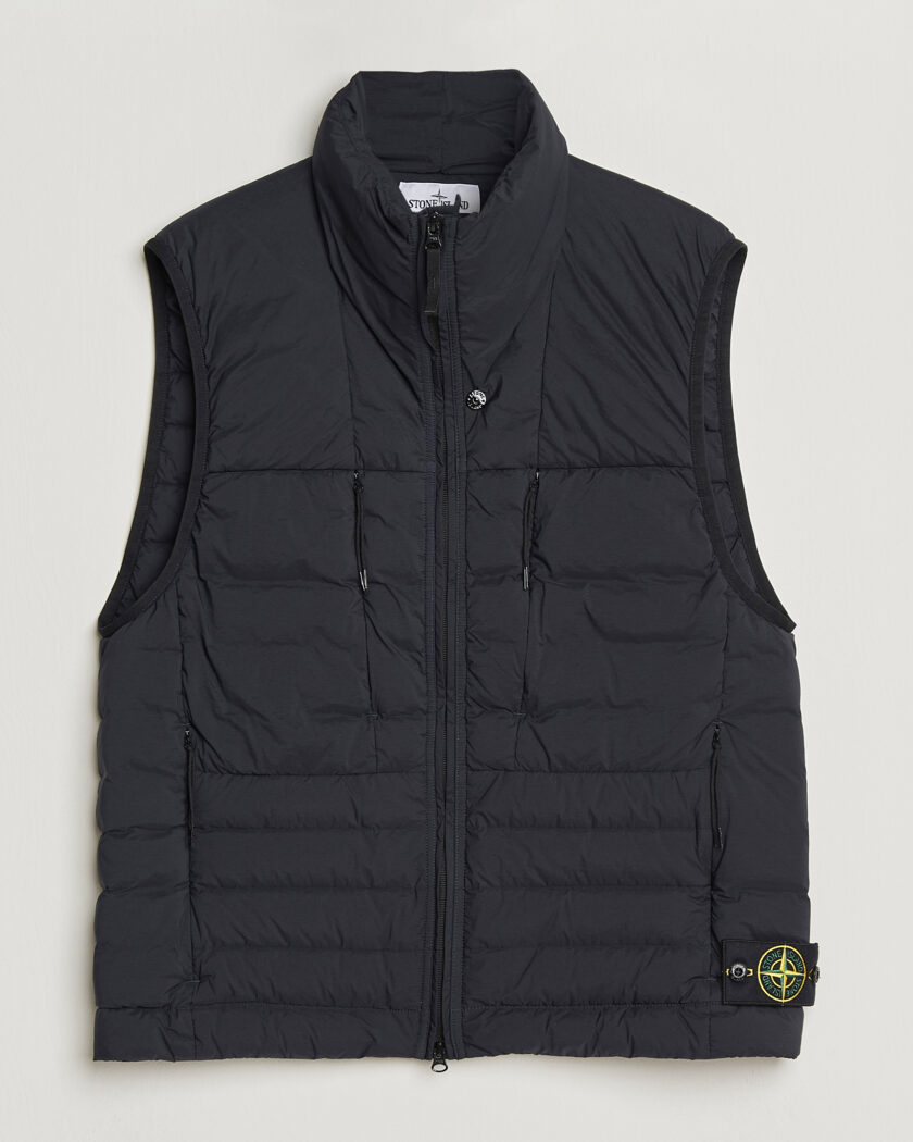Stone Island Nylon Down Vest Navy – Bleu