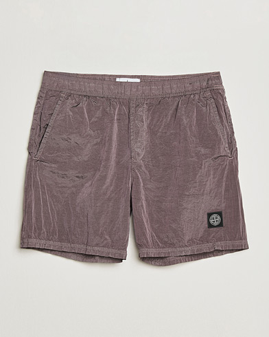 Stone Island Nylon Metal Econyl Swimshorts Purple Grey – Gris