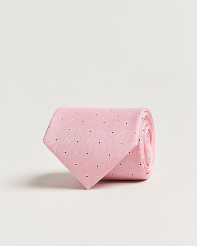 E. Marinella 3-Fold Printed Silk Tie Pink – Rose