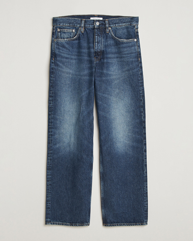 Sunflower Loose Jeans Dark Blue Worn – Bleu