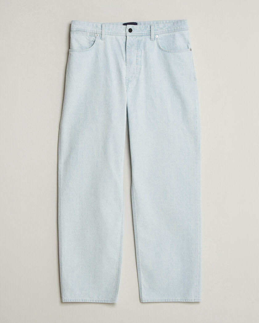 Stone Island Loose Fit Denim Jeans Blue Extra Bleach – Bleu