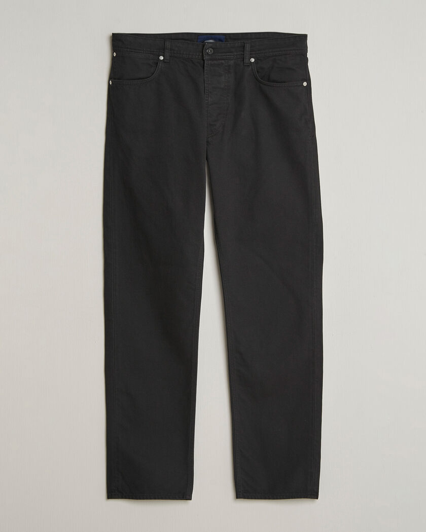 Stone Island Straight Fit Denim Jeans Black – Noir