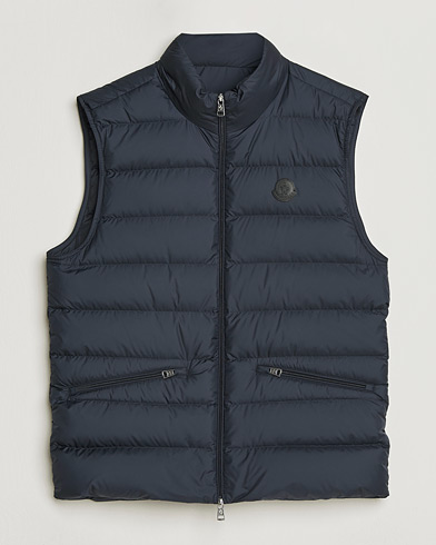 Moncler Lechtal Down Vest Navy – Bleu
