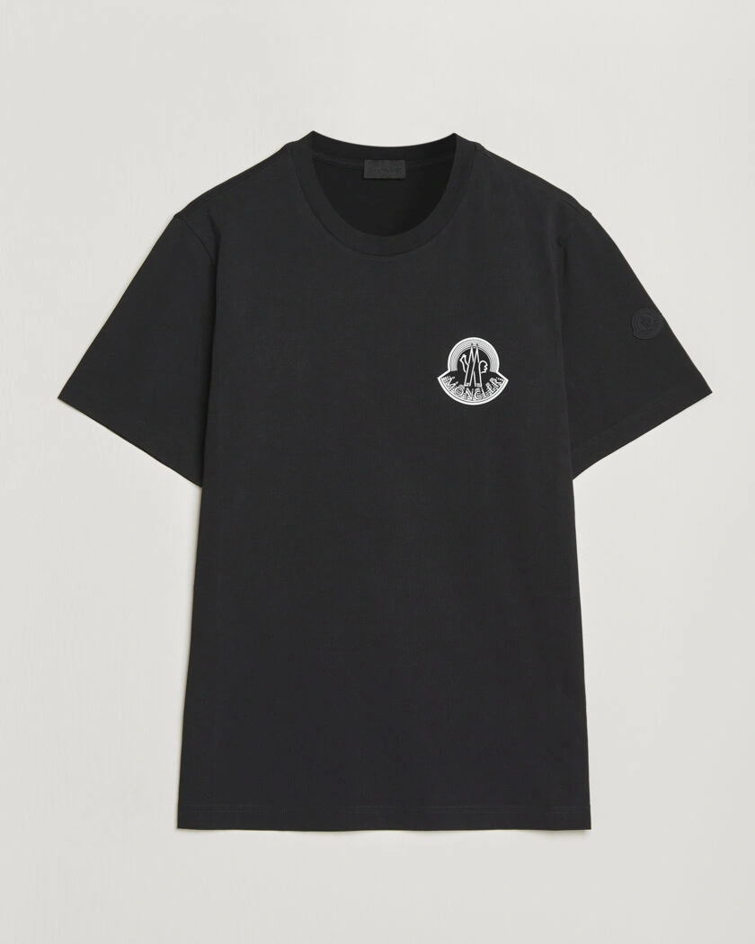 Moncler 3D Logo T-Shirt Black – Noir