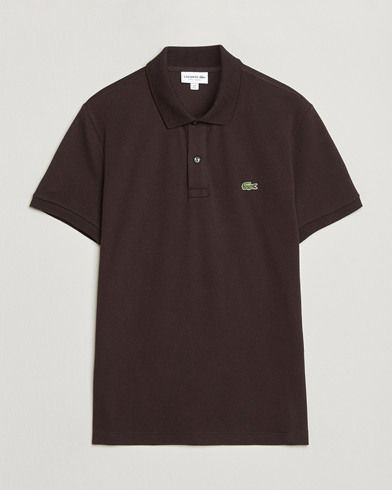 Lacoste Slim Fit Polo Piké Buffle Brown – Marron