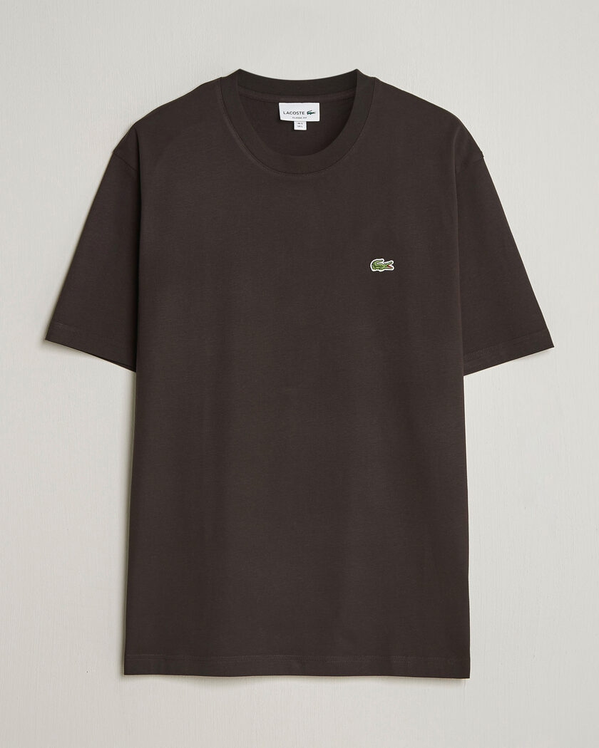 Lacoste Crew Neck T-Shirt Buffle Brown – Marron