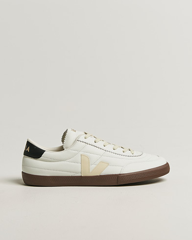 Veja Panenka Leather Sneaker White/Black Bark – Blanc