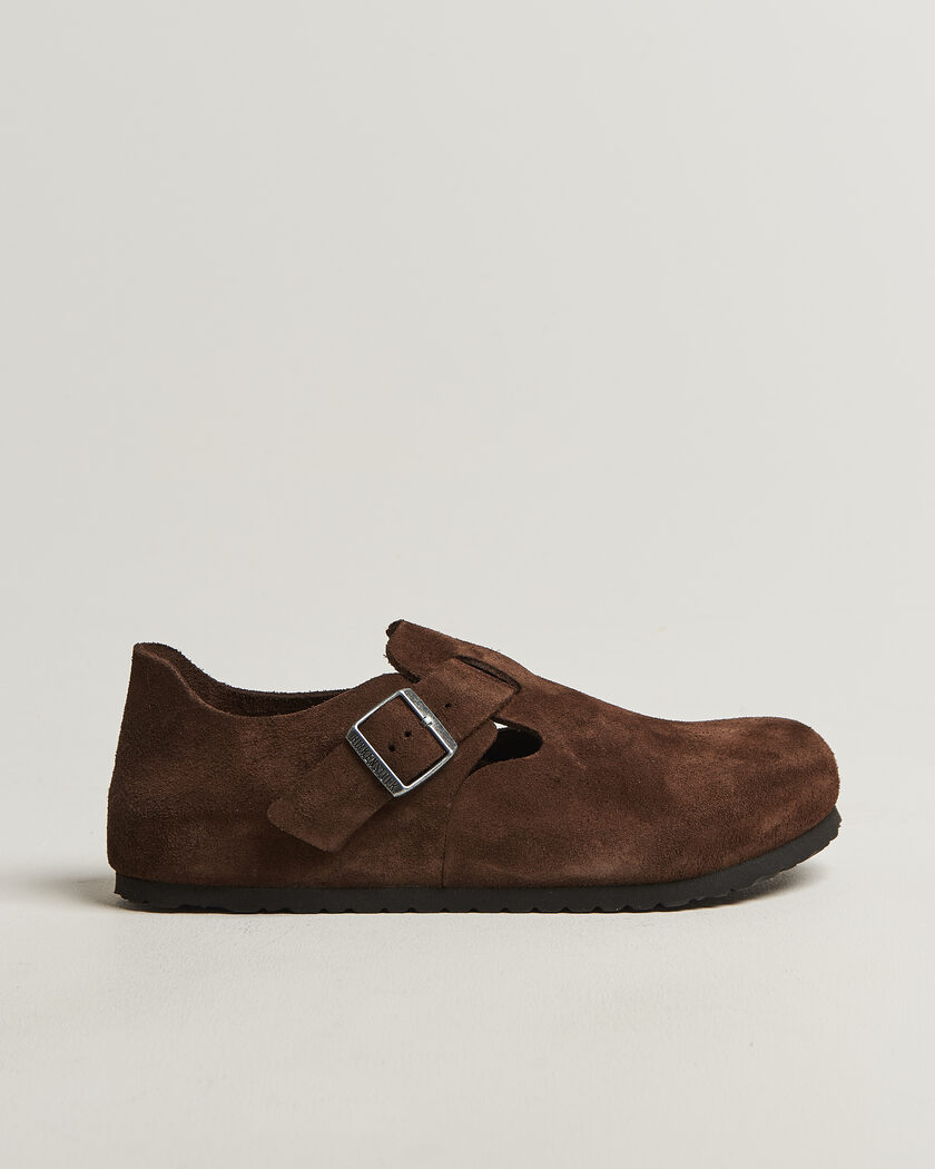 BIRKENSTOCK London Carafe Suede – Marron
