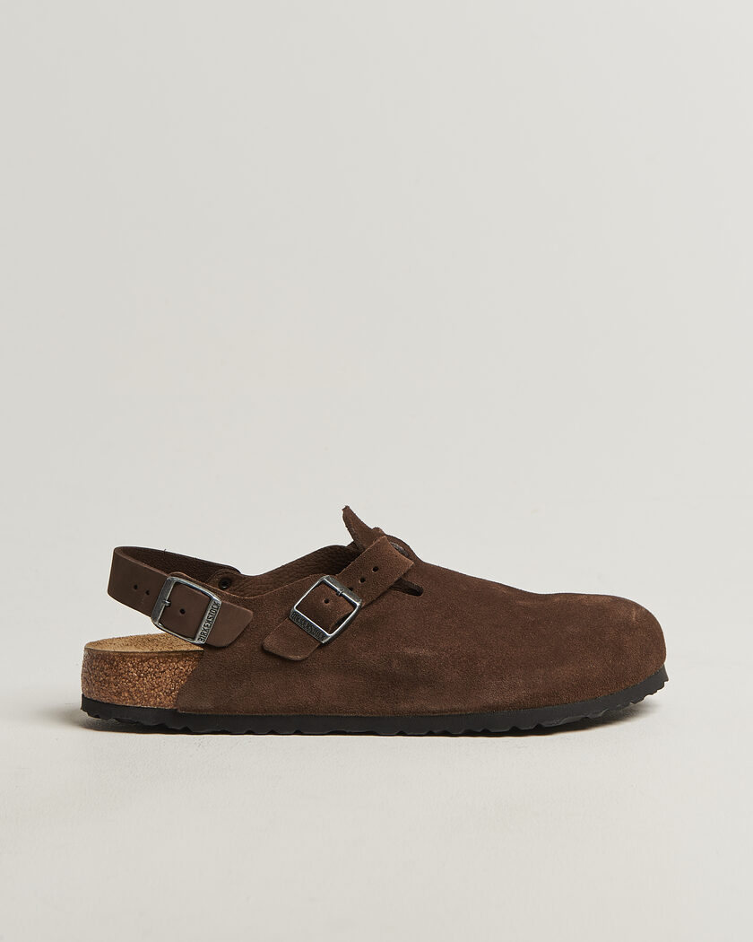 BIRKENSTOCK Tokio Carafe Suede – Marron