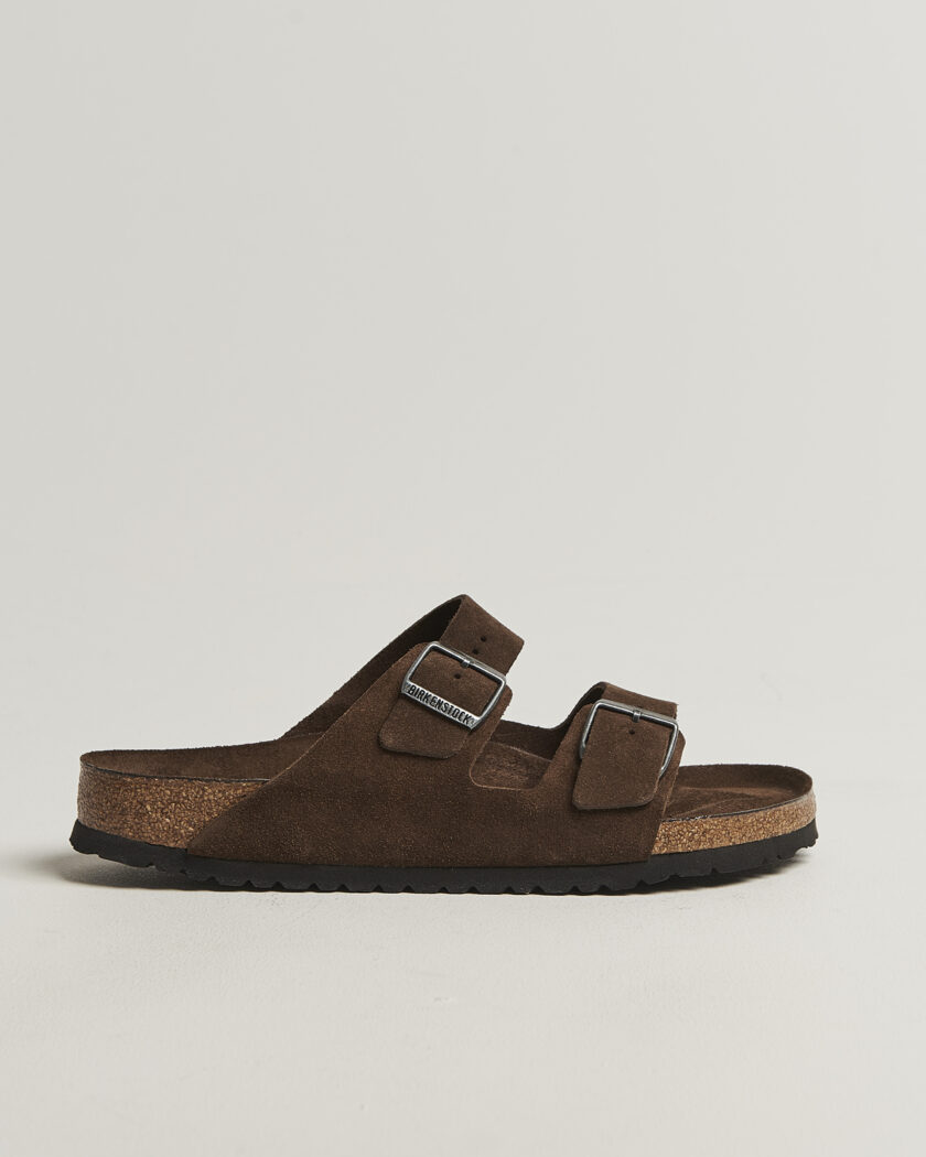BIRKENSTOCK Arizona Soft Footbed Carafe Suede – Marron