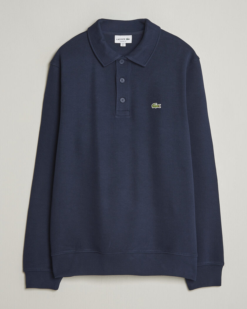 Lacoste Polo Sweater Navy Blue – Bleu