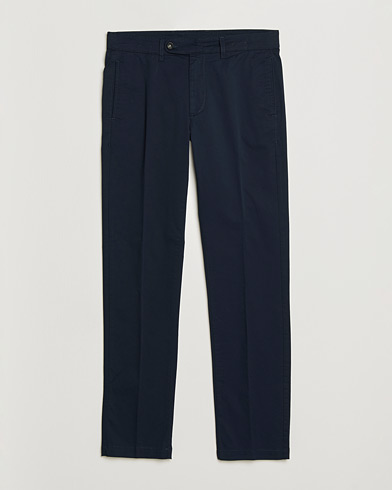Massimo Alba Winch Cotton Gabardine Trousers Navy – Bleu