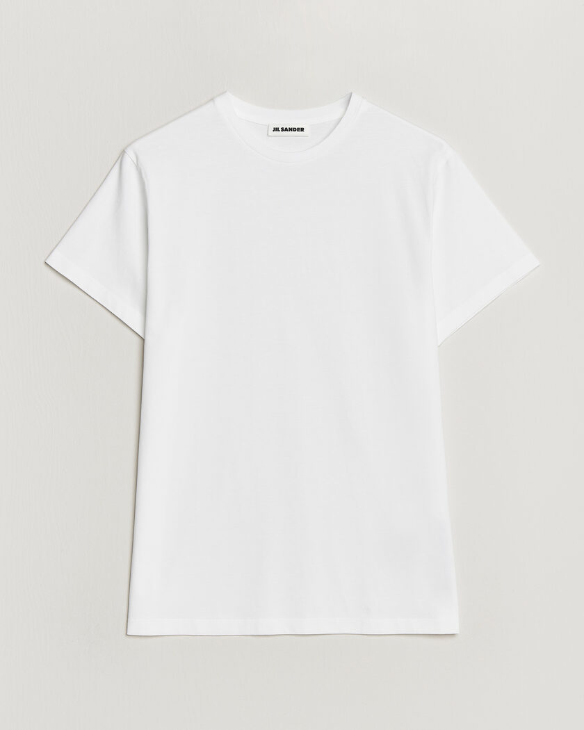 Jil Sander Short Sleeve Basic T-Shirt White – Blanc