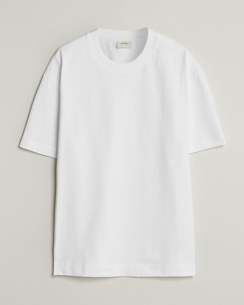 LES DEUX Carl Heavyweight T-Shirt White – Blanc