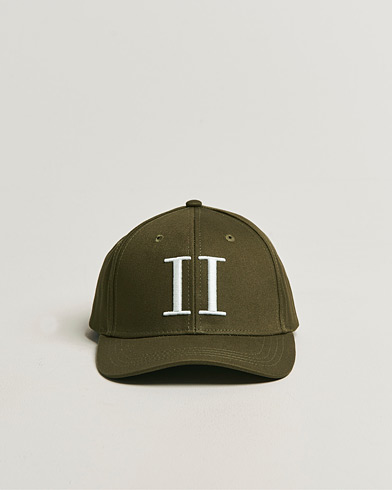 LES DEUX Encore Organic Baseball Cap Olive Night – Vert