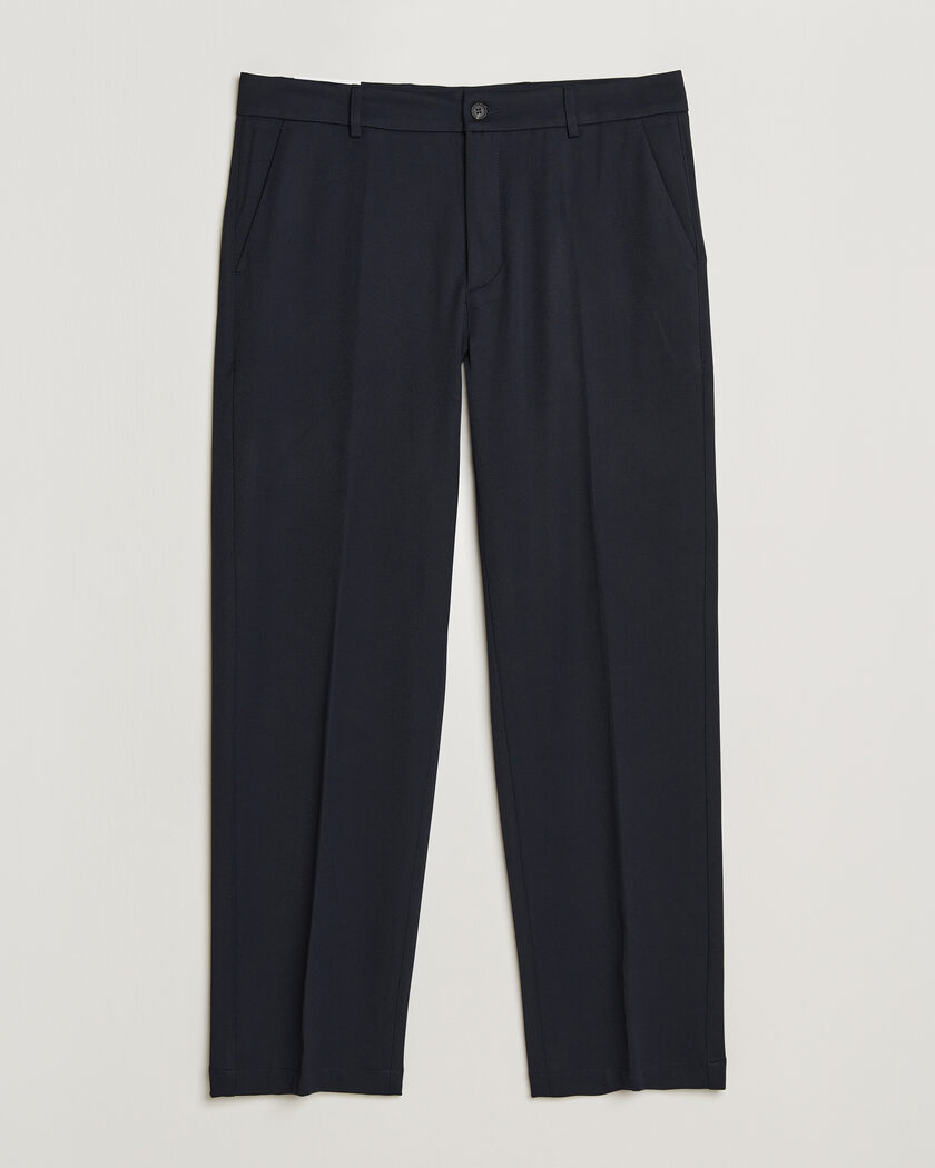 LES DEUX Como Solid Slack Pants Dark Navy – Bleu