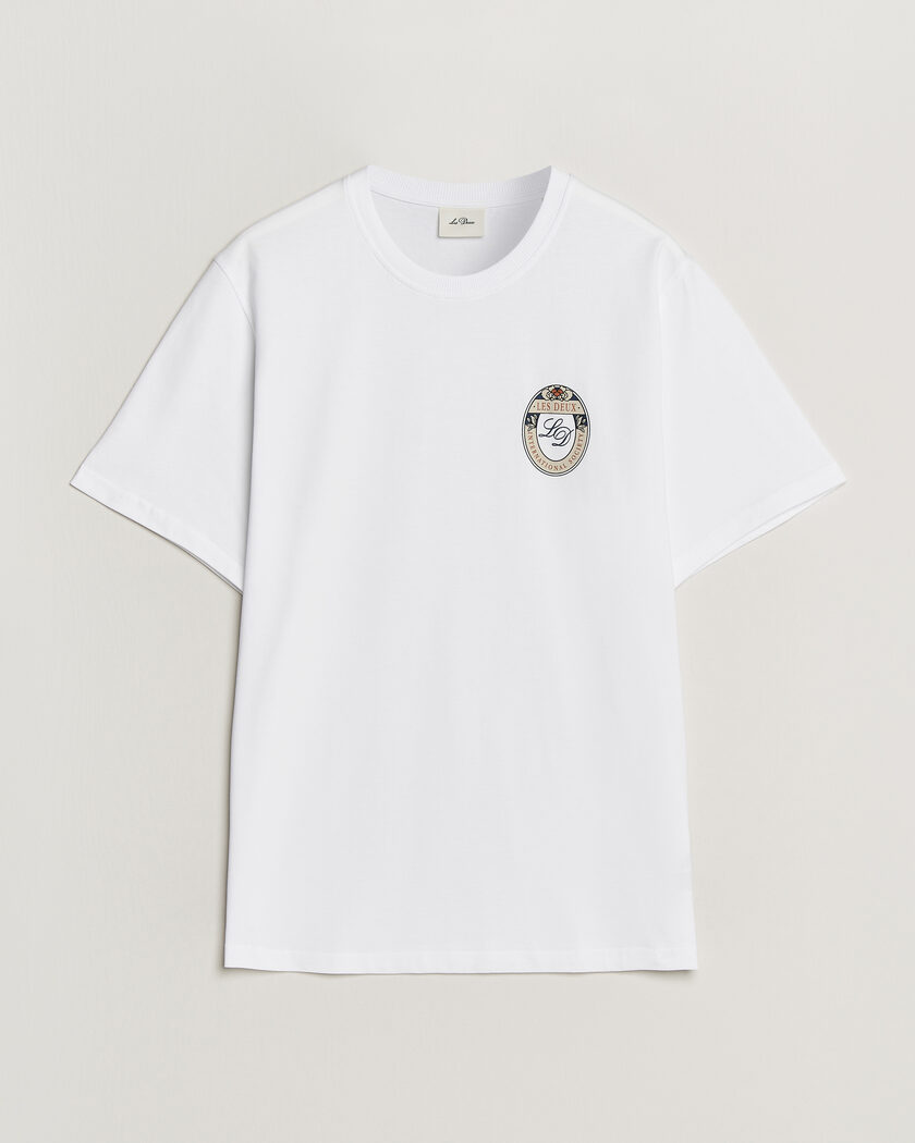 LES DEUX Brday Emblem T-Shirt White – Blanc