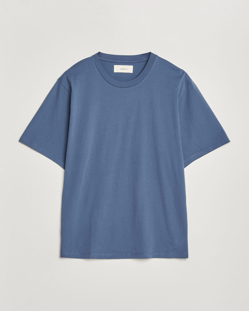 Jeanerica Delon Crew Neck T-Shirt Blue – Bleu