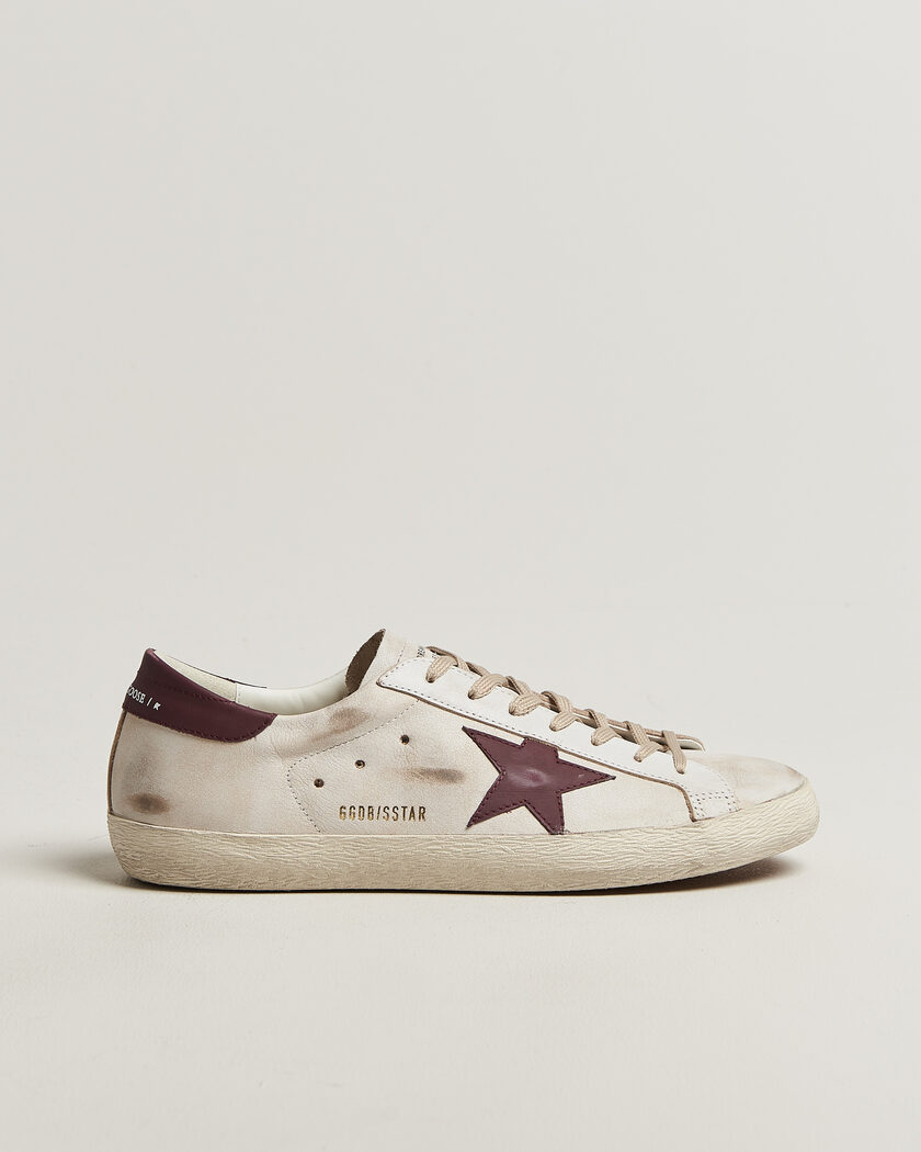 Golden Goose Super-Star Sneakers White/Red – Blanc
