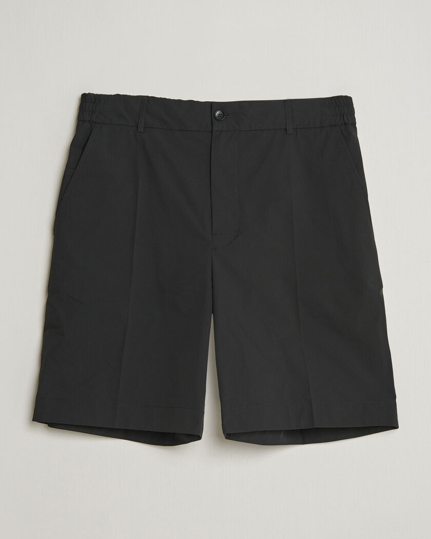 Moncler Lightweight Seersucker Shorts Black – Noir