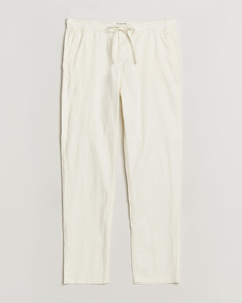 Morris Fenix Linen Trousers Off White – Blanc