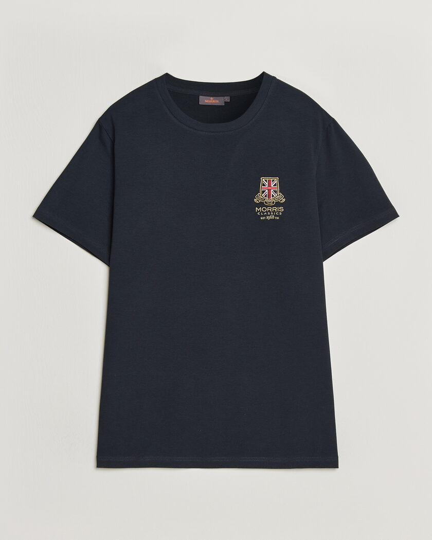 Morris Barton T-Shirt Navy – Bleu