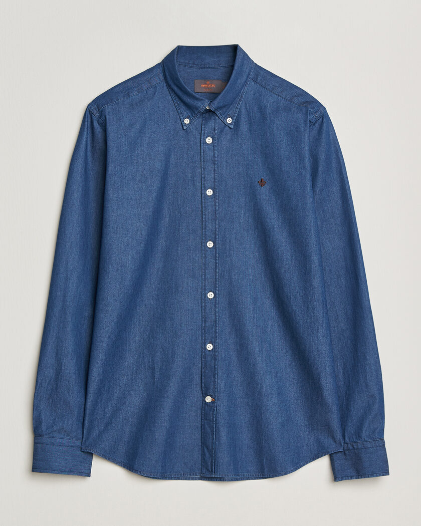 Morris Light Denim Shirt Blue – Bleu